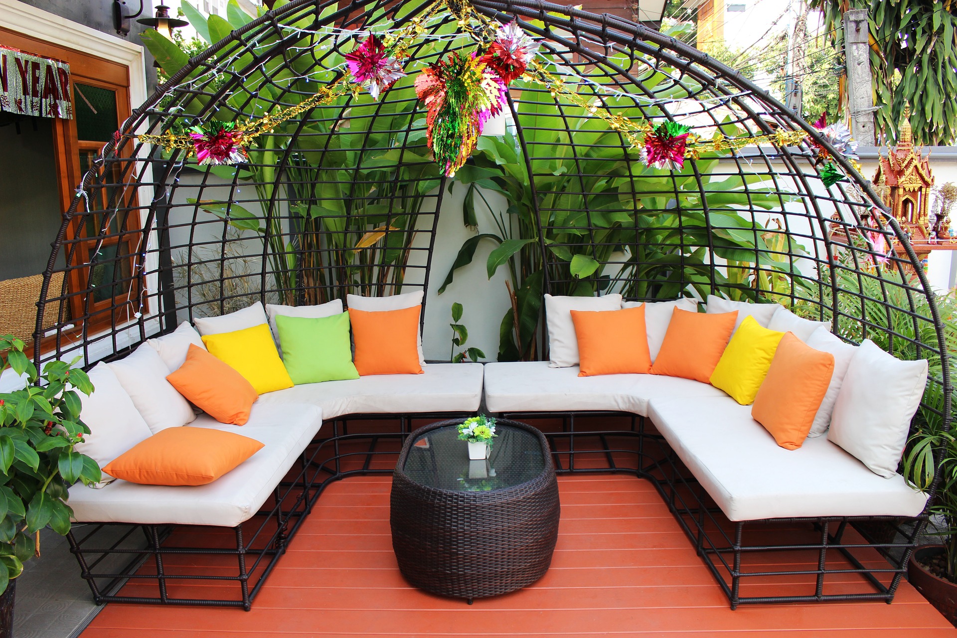 Colorful Seating Area