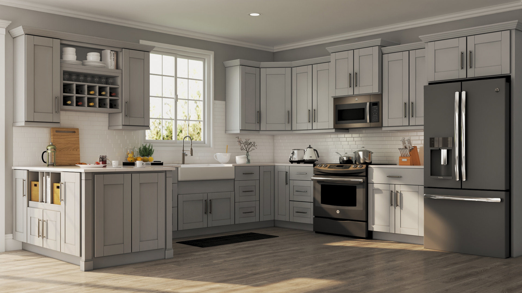 Dove Gray Kitchen Cabinets